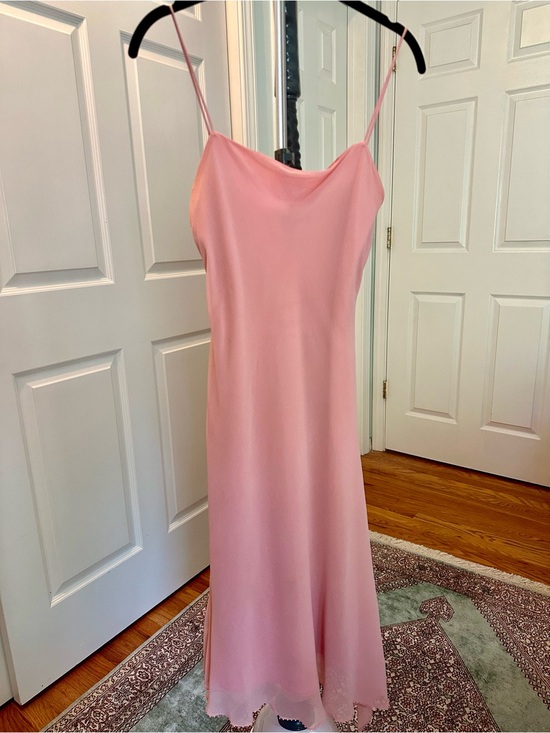Laundry By Shelli Segal Dresses & Skirts - Slip Dress by Laundry Shelli Segal. Coral Silk Beaded Bottom Trim.